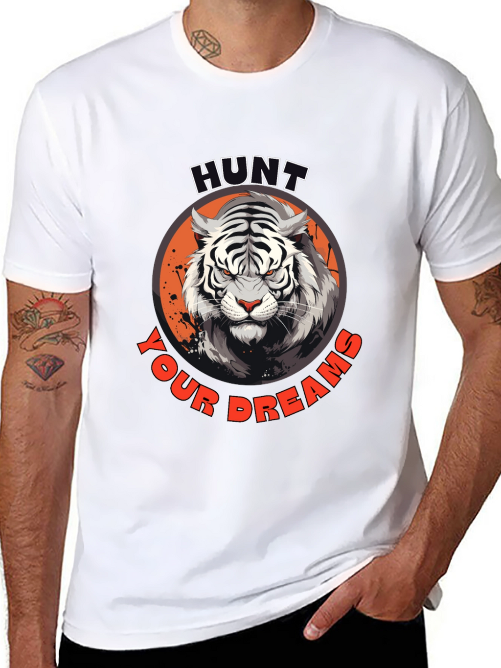 Hunt Your Dreams Graphic Tee - Black