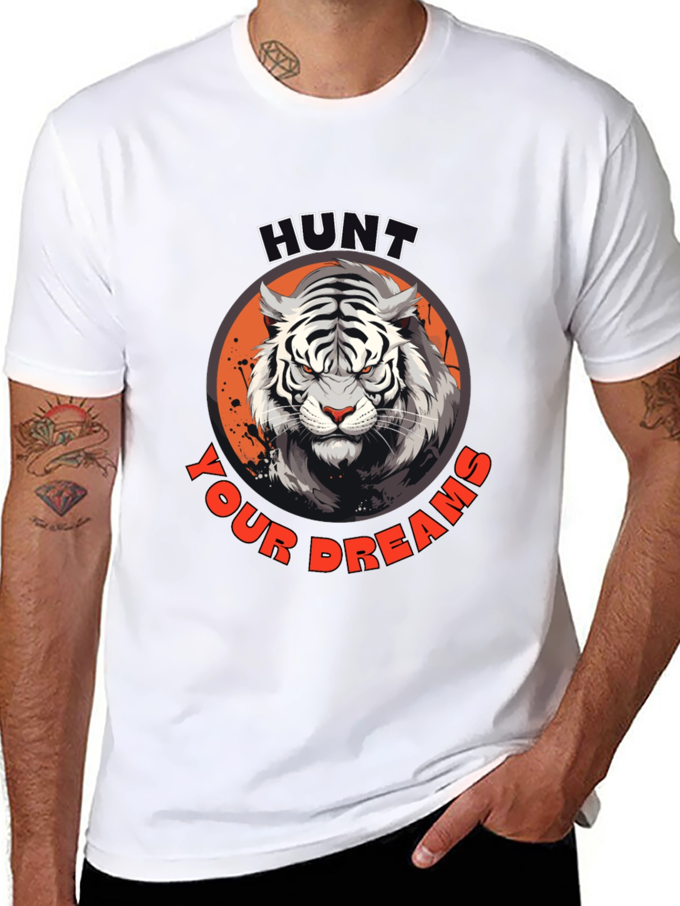 Hunt Your Dreams Graphic Tee - Black