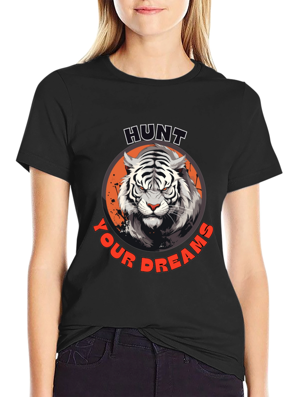 Hunt Your Dreams Graphic Tee - Black