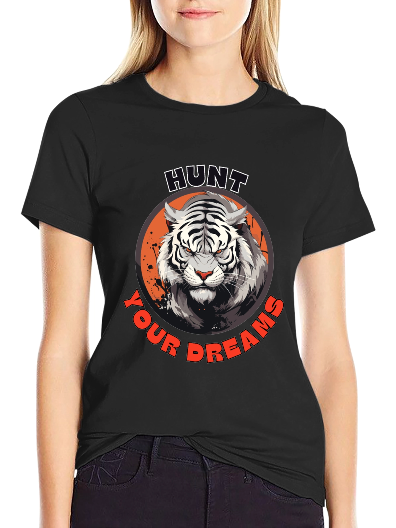 Hunt Your Dreams Graphic Tee - Black