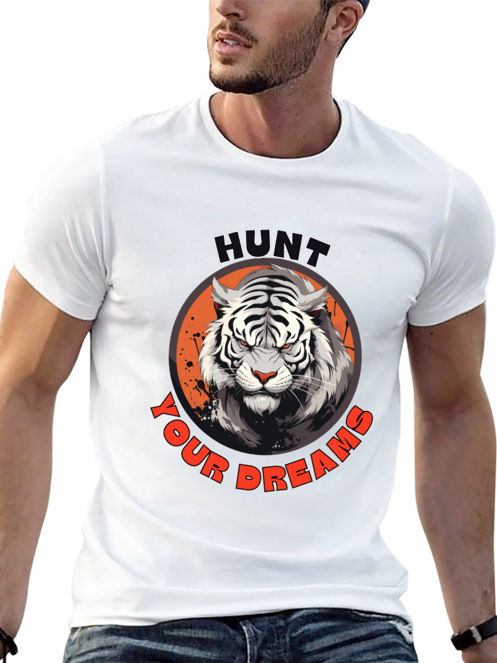 Hunt Your Dreams Graphic Tee - Black