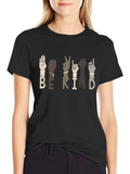 Be Kind ASL Graphic T-Shirt - Black