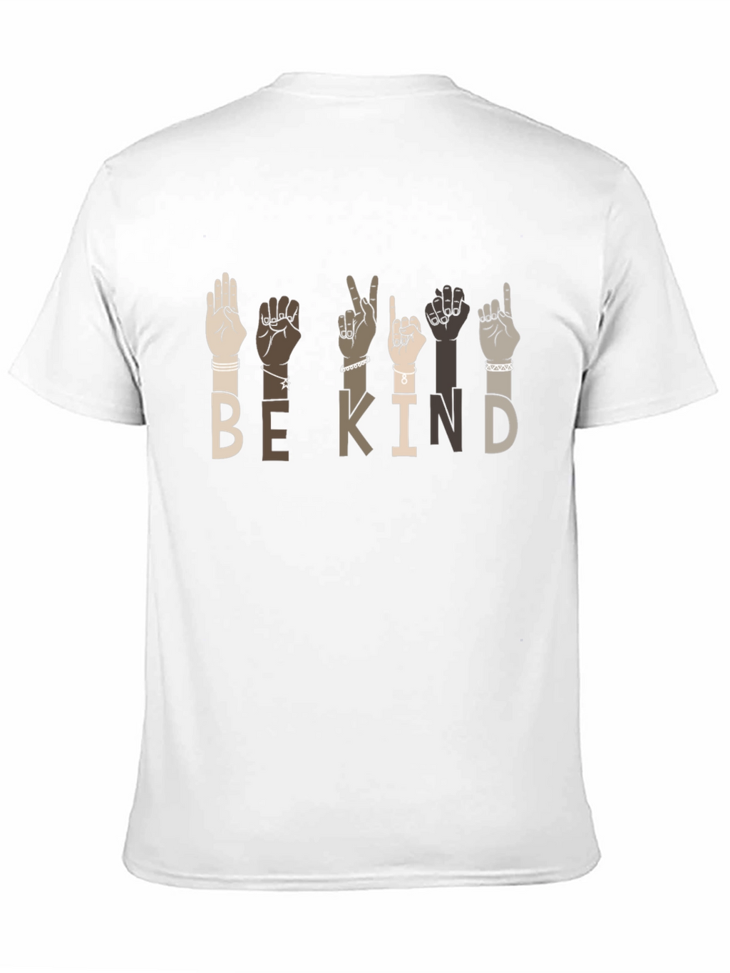 Be Kind ASL Graphic T-Shirt - Black