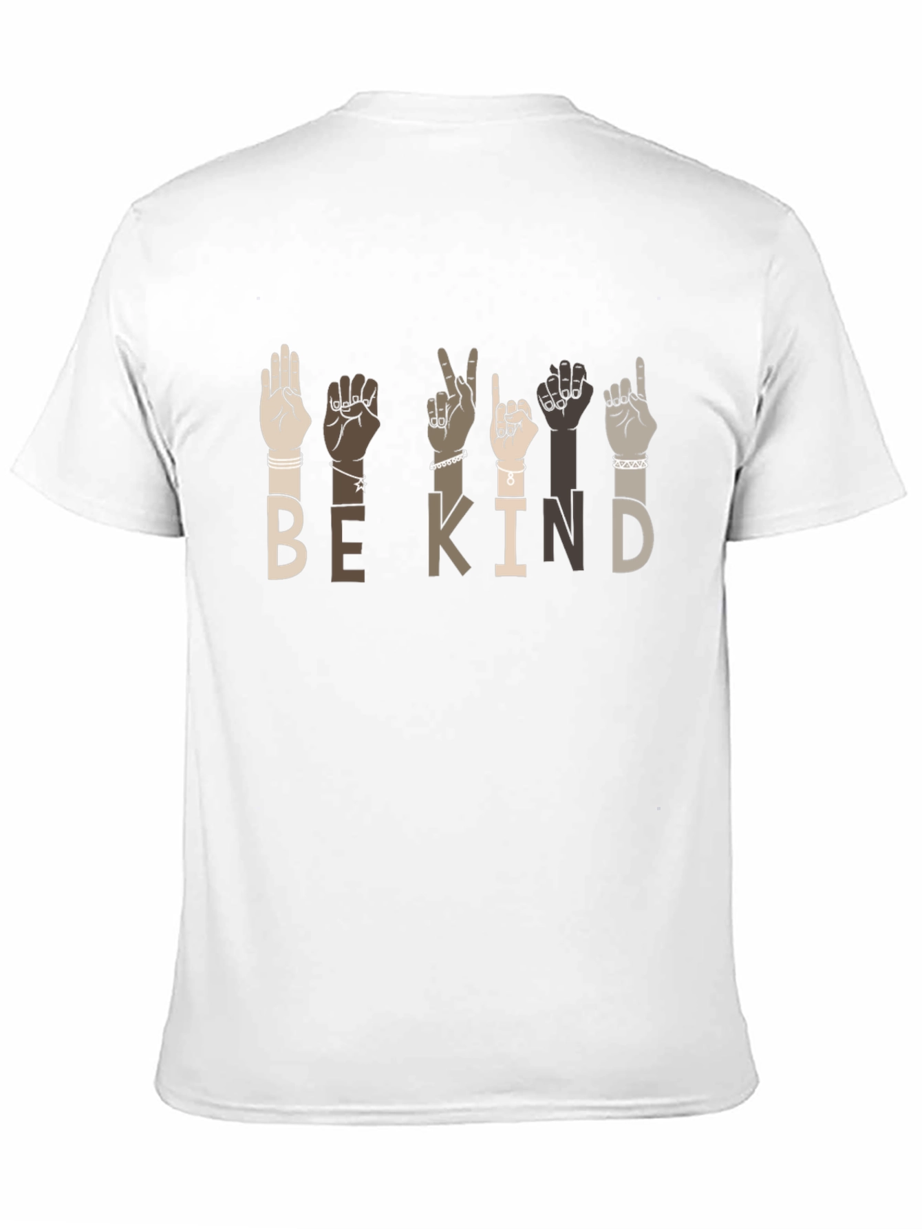 Be Kind ASL Graphic T-Shirt - Black