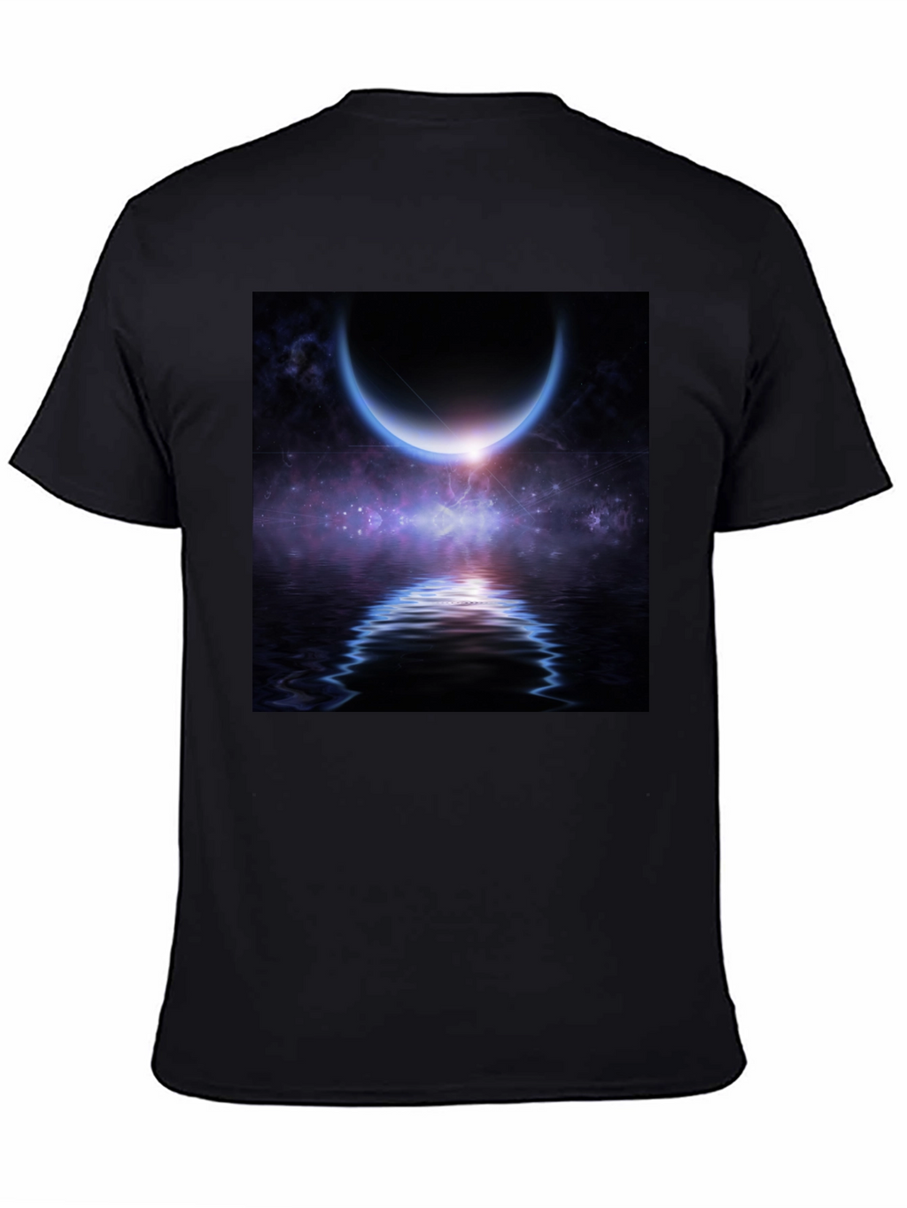 Cosmic Crescent Moon T-Shirt