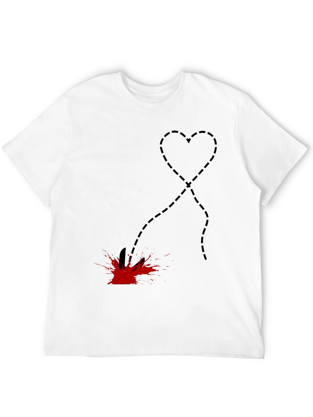 Heart Stab T-Shirt - Edgy Graphic Tee