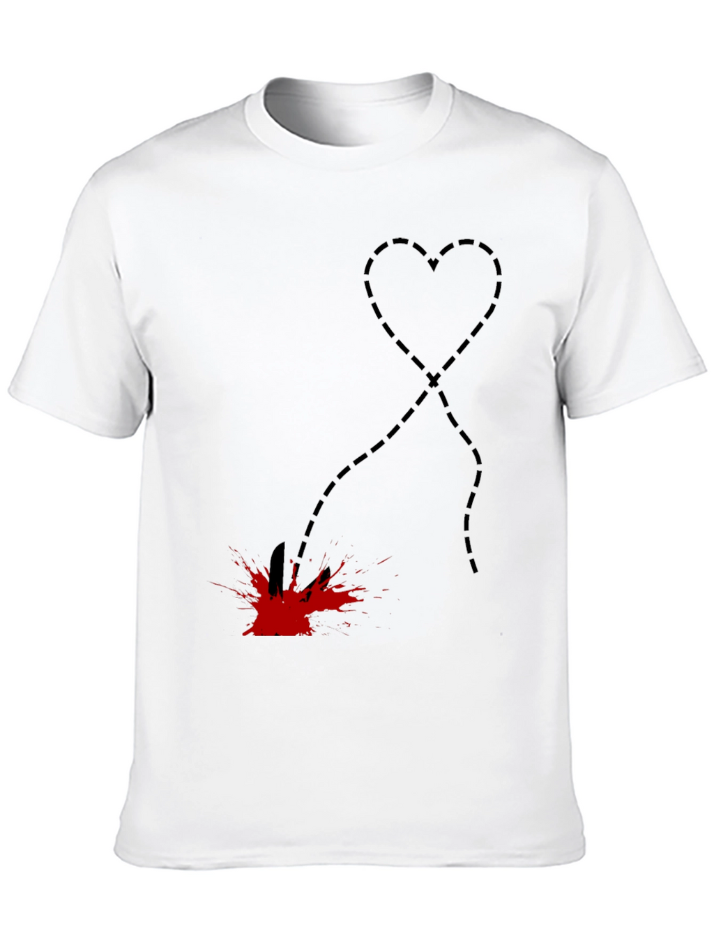 Heart Stab T-Shirt - Edgy Graphic Tee