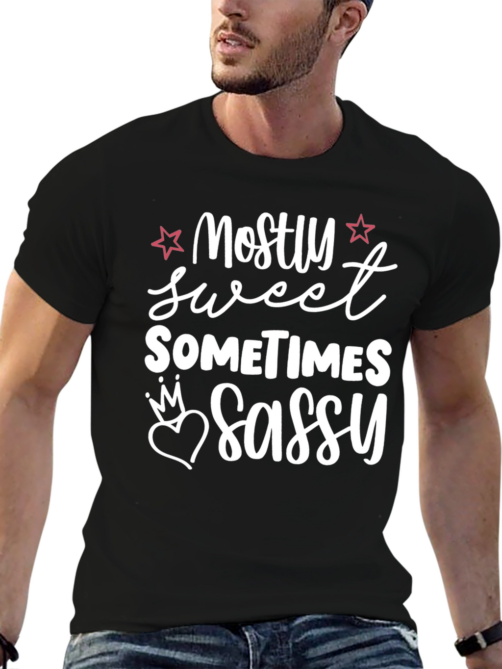 Mostly Sweet Sometimes Sassy Graphic Tee