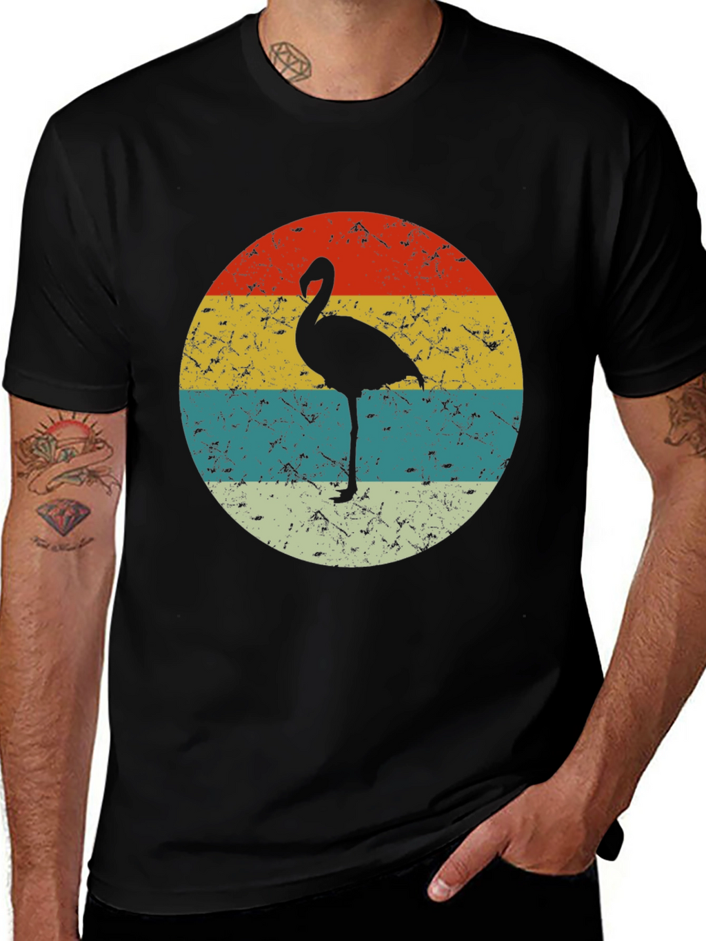 Retro Flamingo Graphic Tee