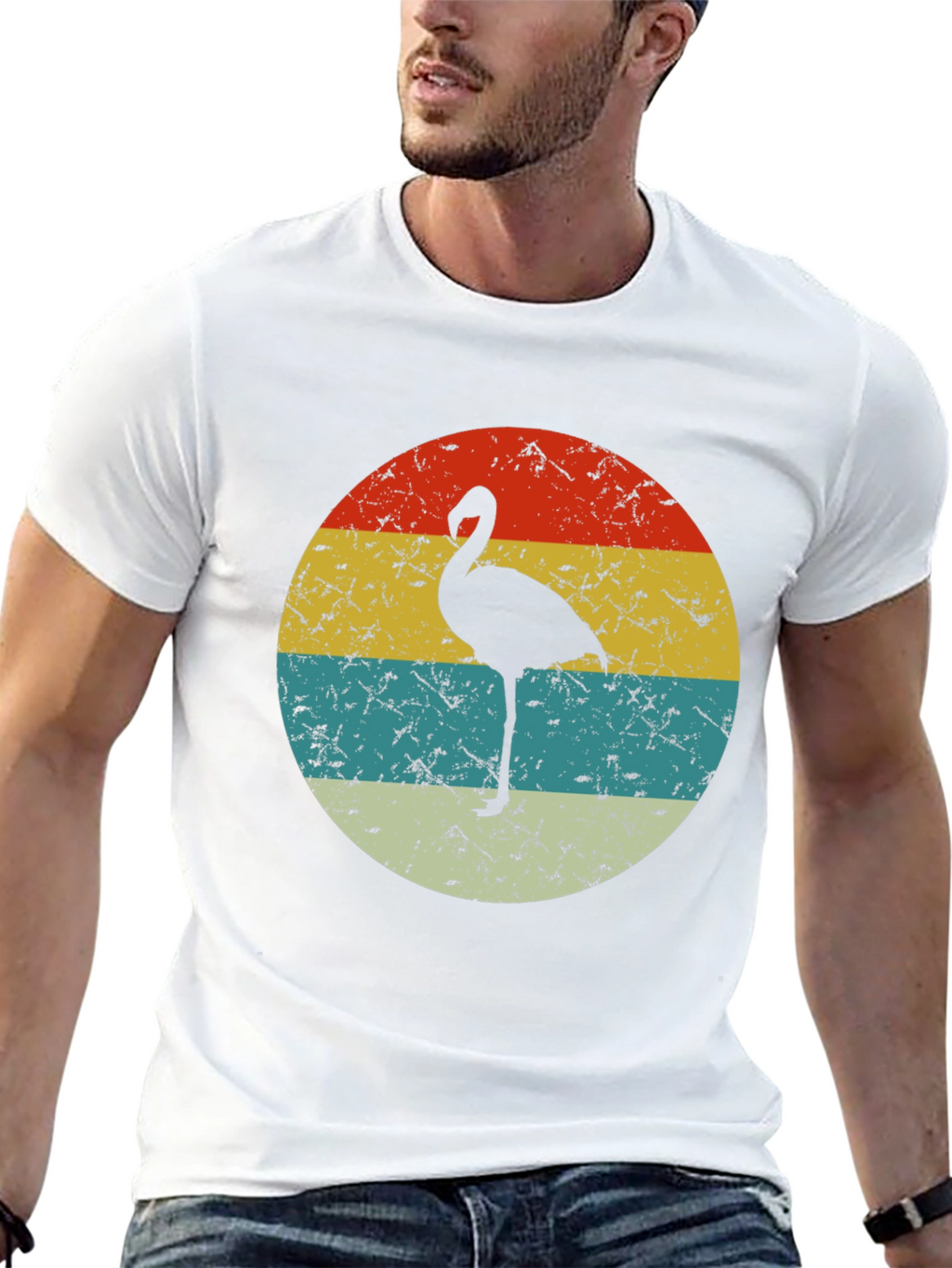 Retro Flamingo Graphic Tee