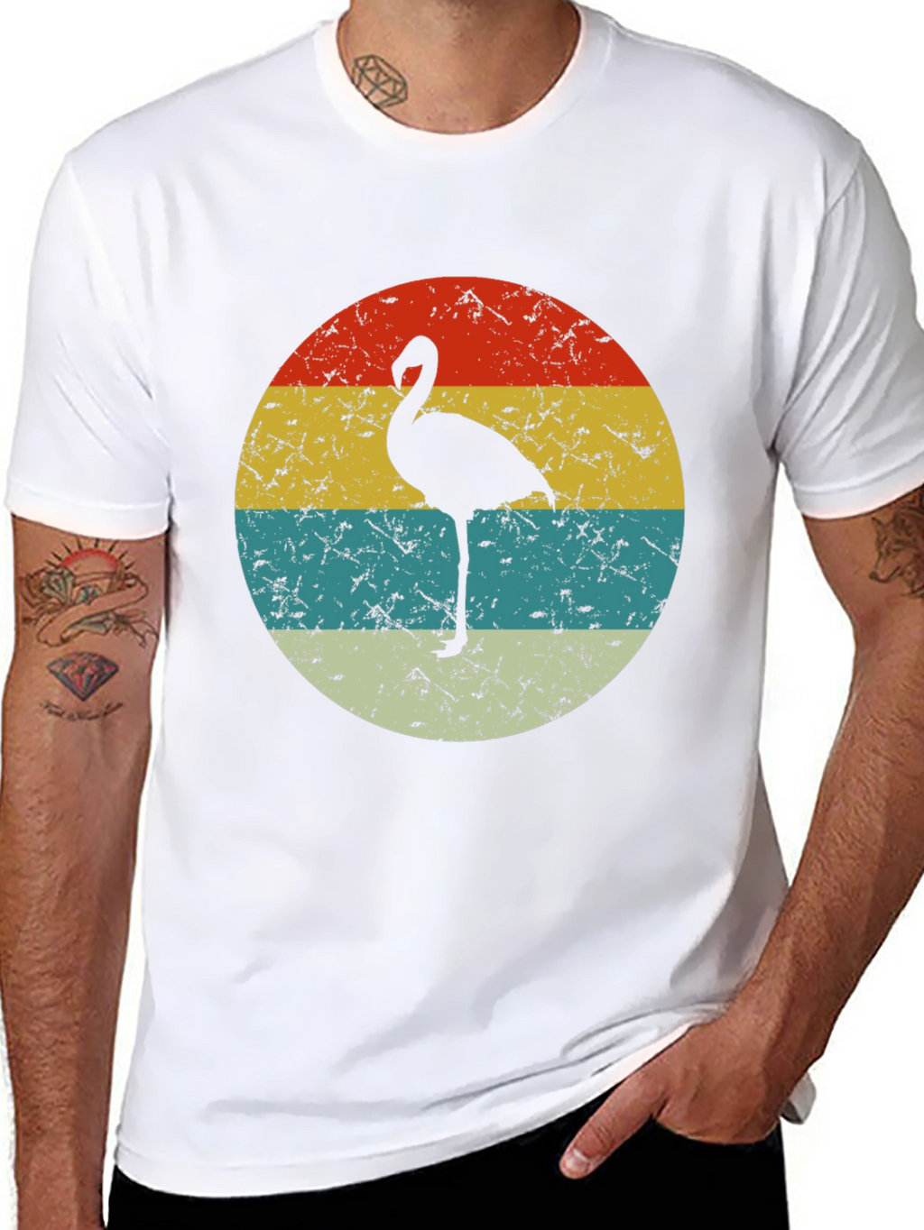 Retro Flamingo Graphic Tee