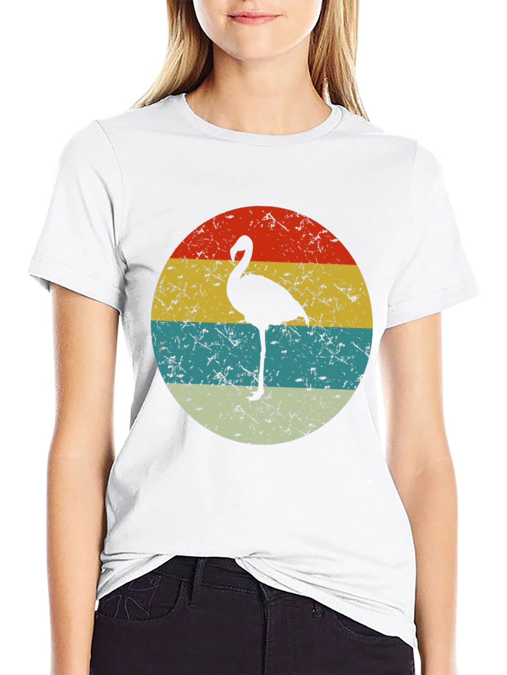 Retro Flamingo Graphic Tee