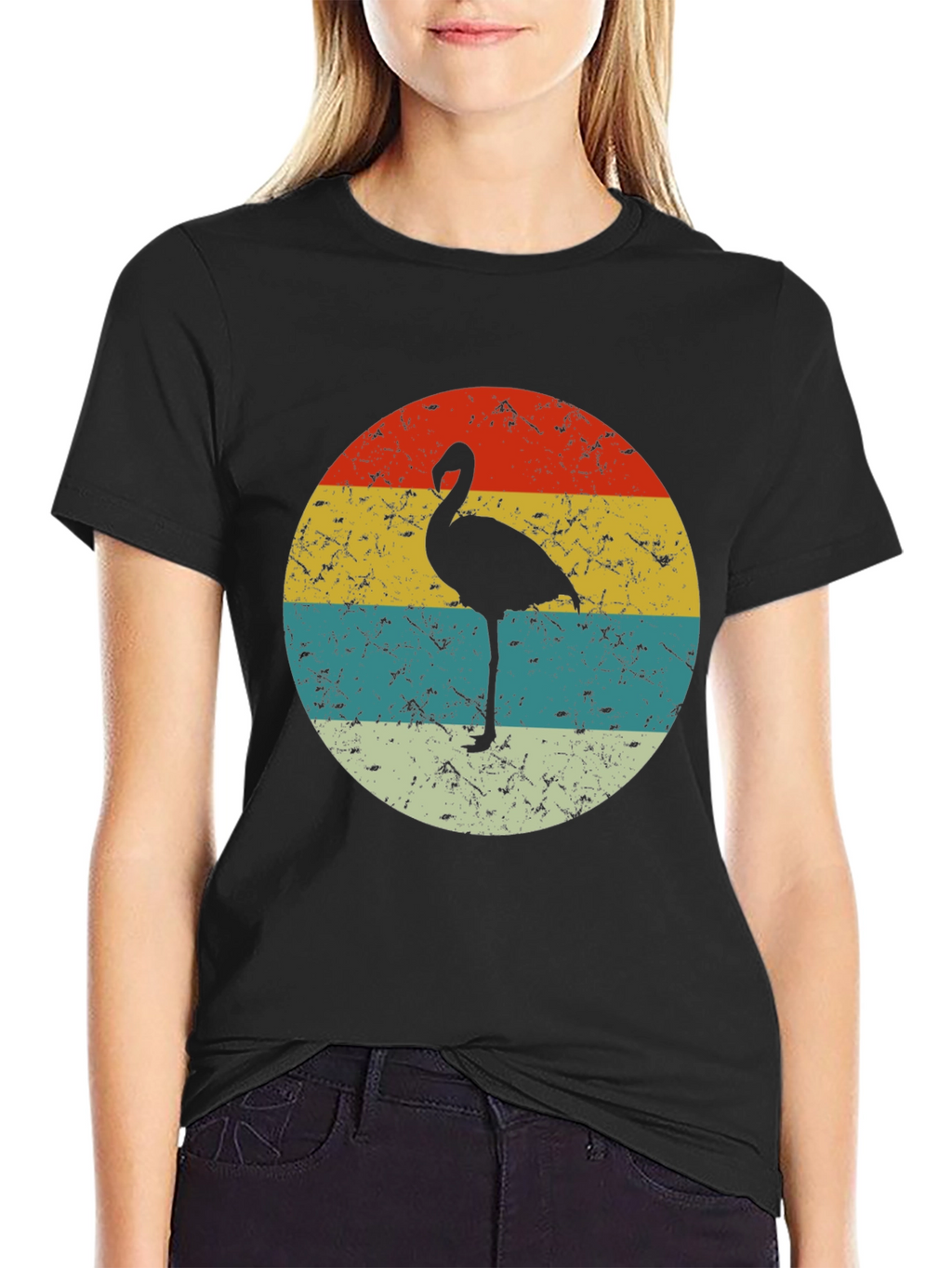 Retro Flamingo Graphic Tee