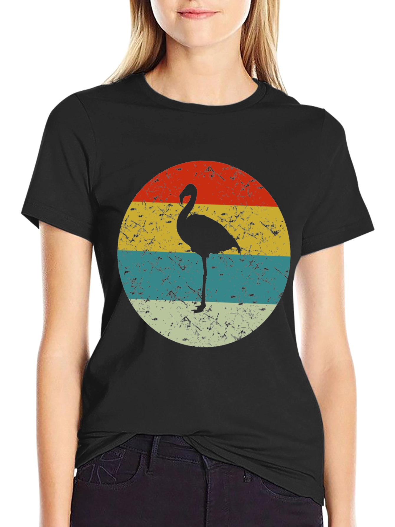 Retro Flamingo Graphic Tee