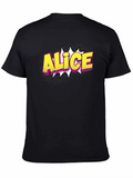 Alice Comic Style Graphic T-Shirt