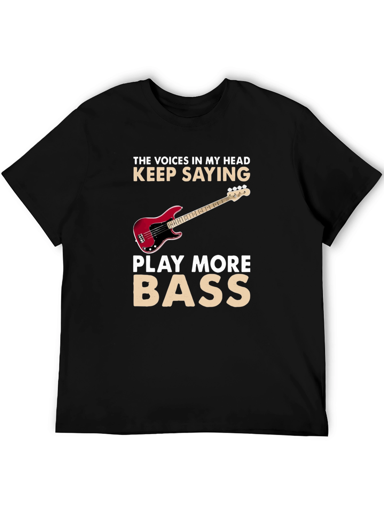 Play More Bass Graphic T-Shirt