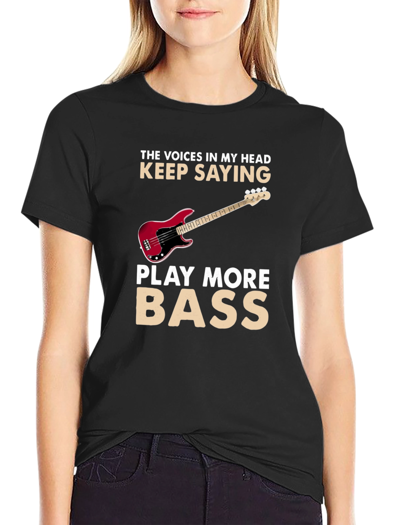 Play More Bass Graphic T-Shirt