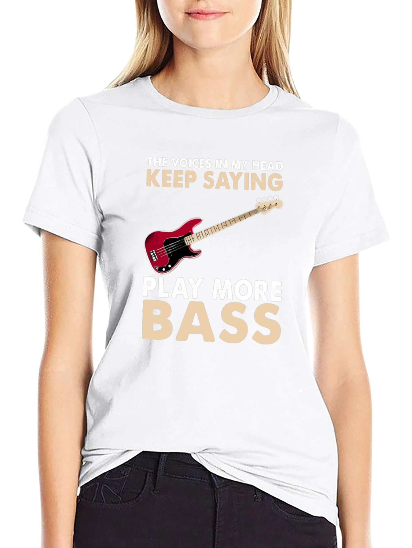 Play More Bass Graphic T-Shirt