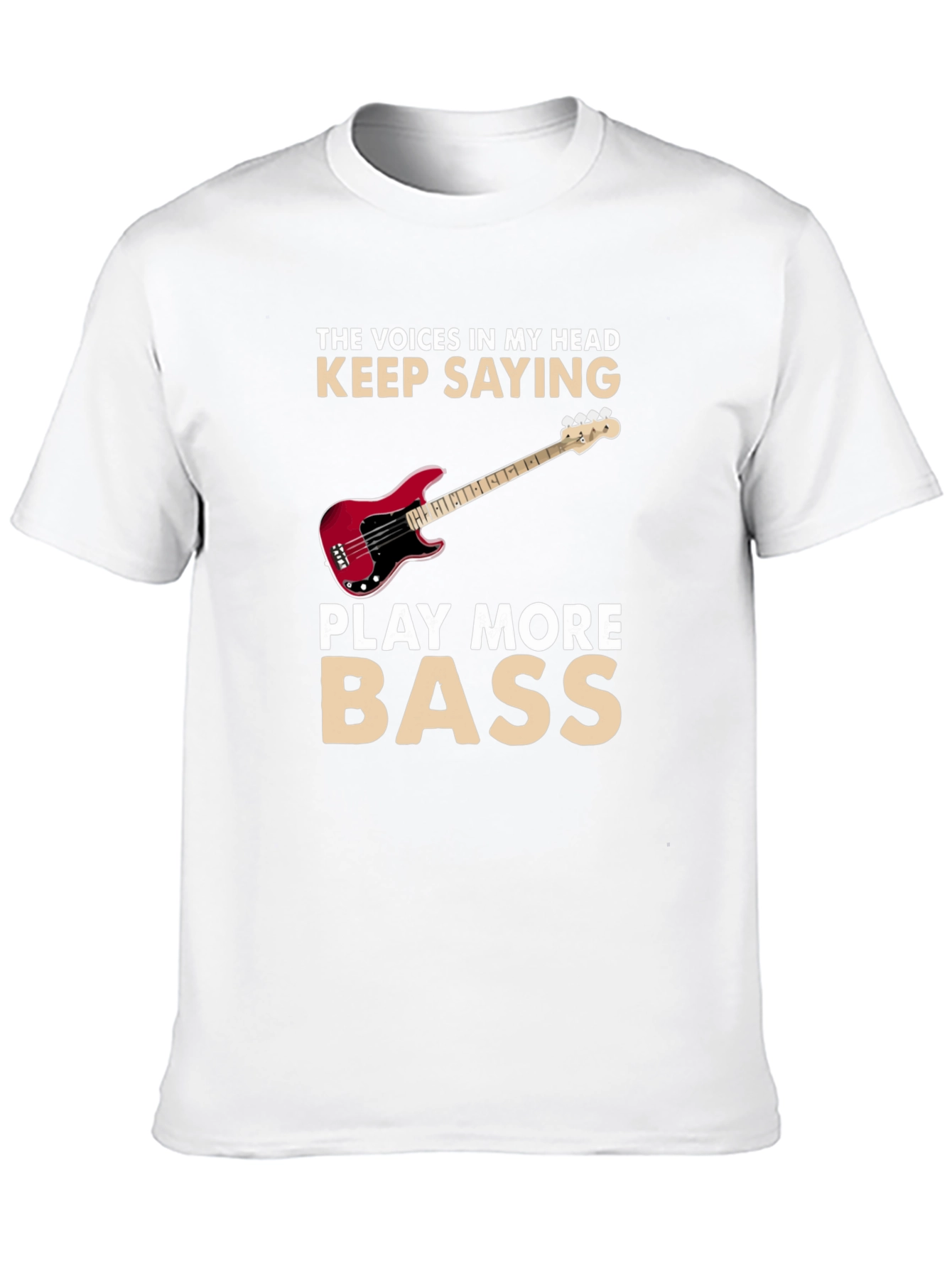 Play More Bass Graphic T-Shirt