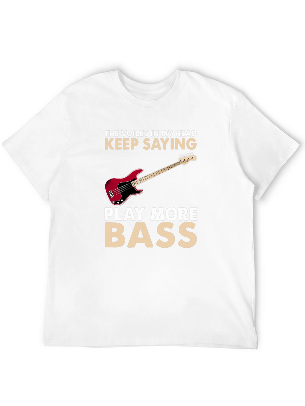 Play More Bass Graphic T-Shirt