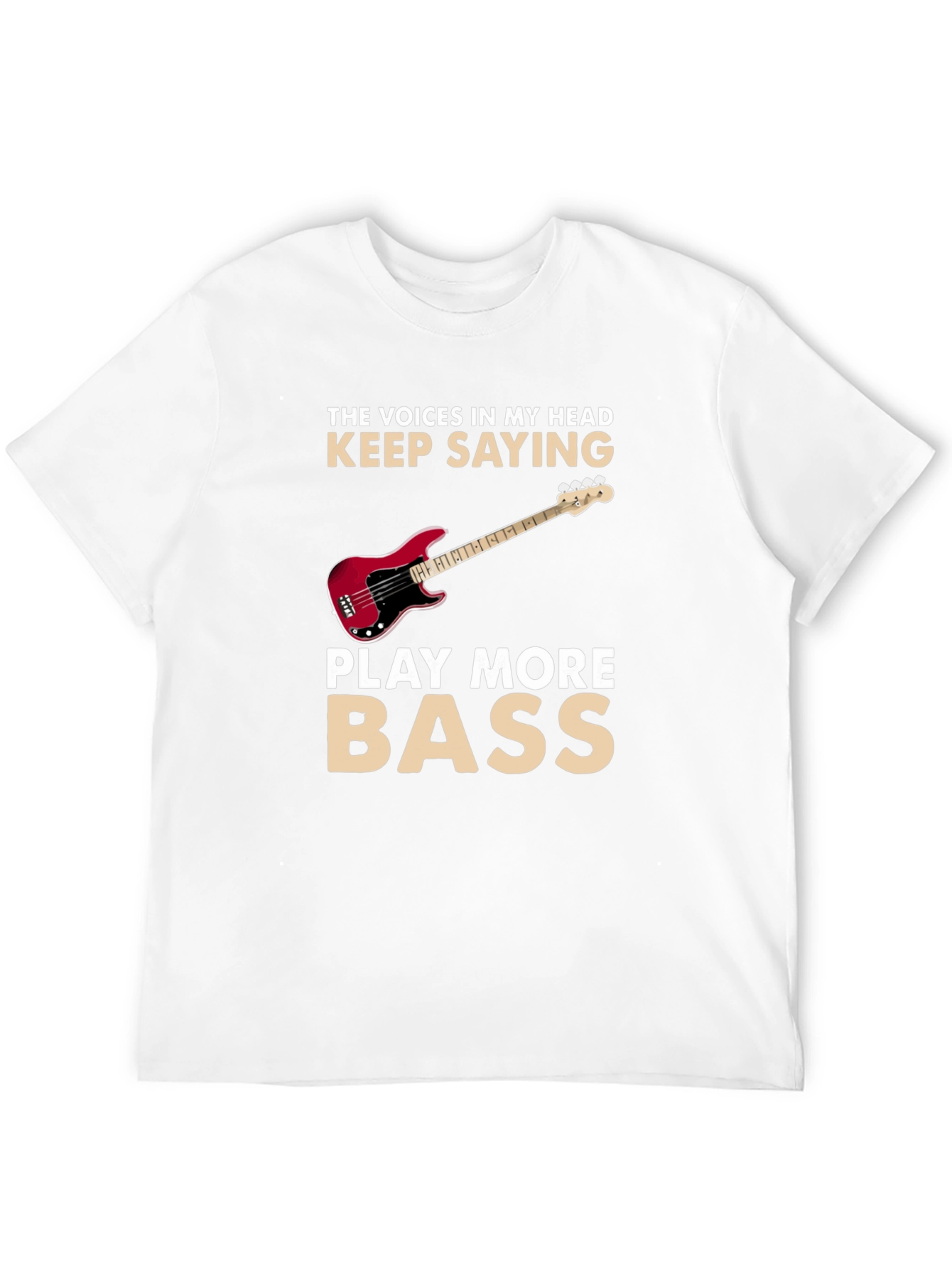 Play More Bass Graphic T-Shirt