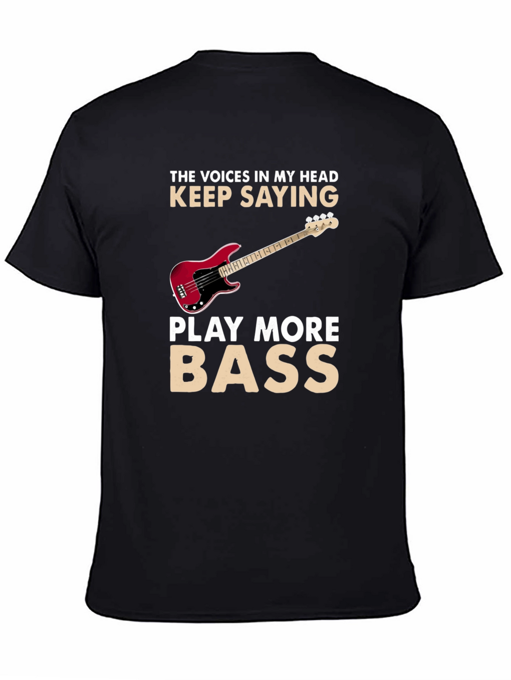 Play More Bass Graphic T-Shirt