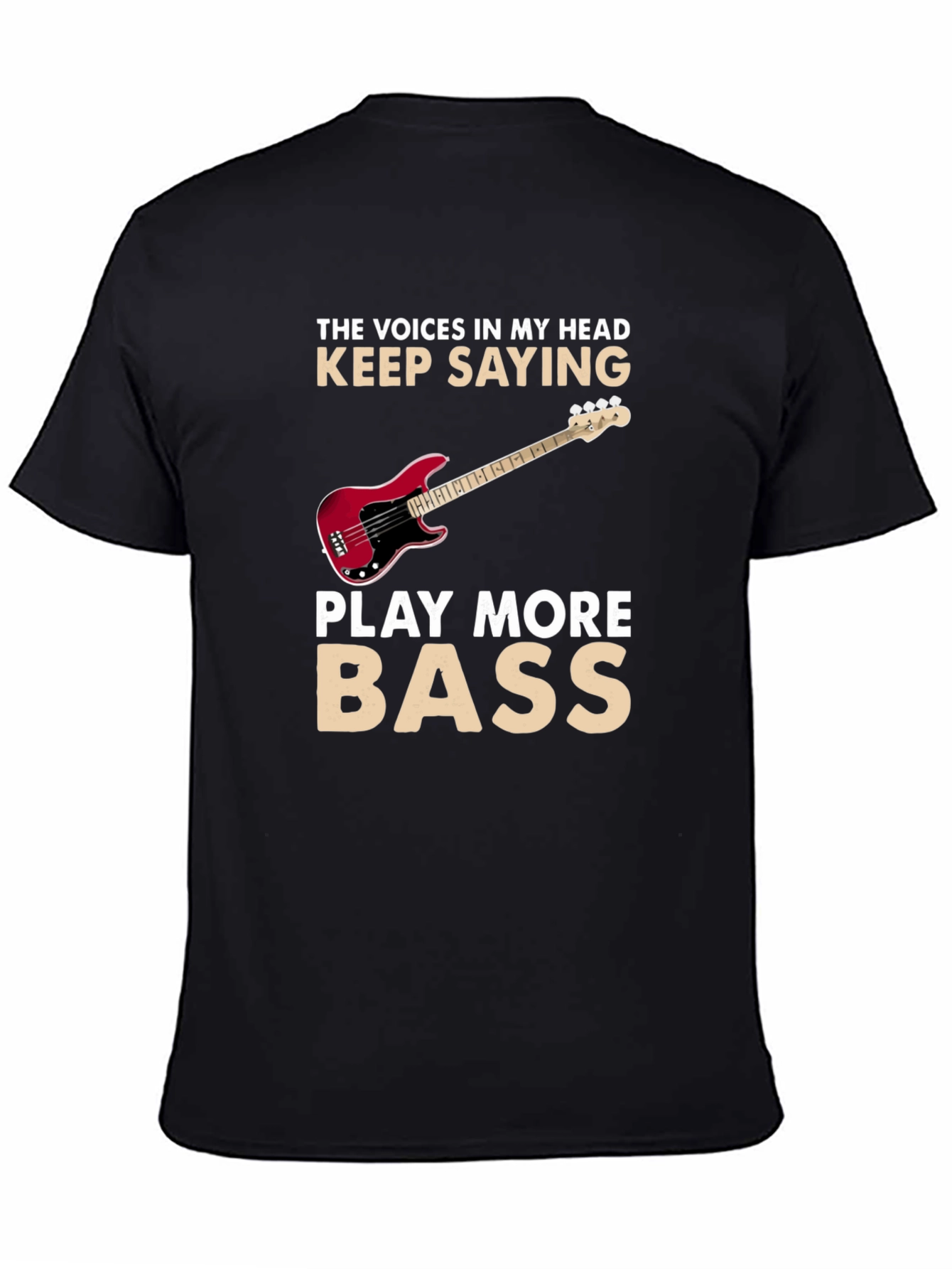 Play More Bass Graphic T-Shirt