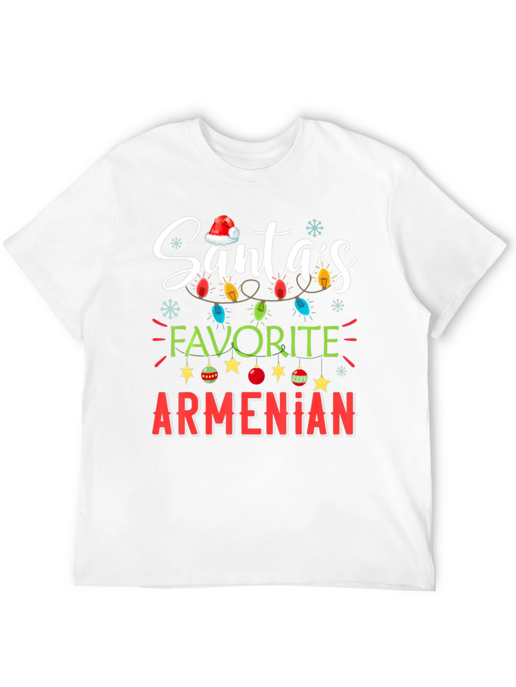 Santas Favorite Armenian Christmas T-Shirt