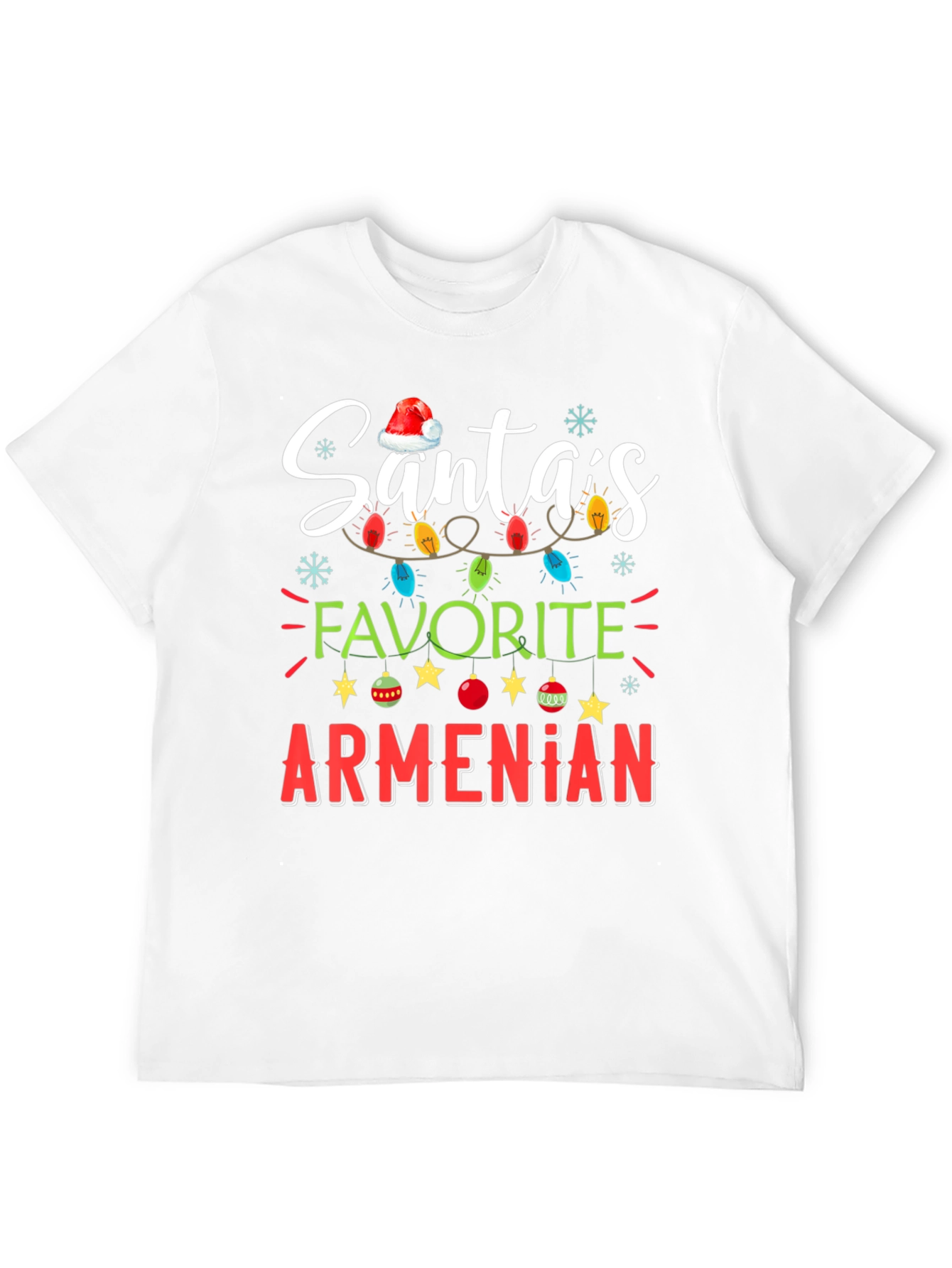 Santas Favorite Armenian Christmas T-Shirt