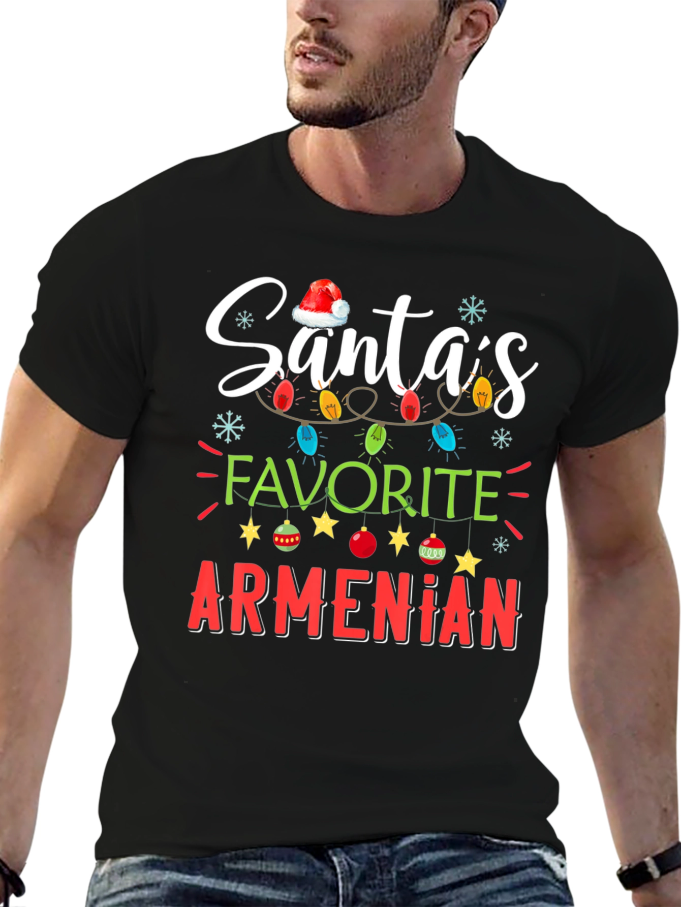 Santas Favorite Armenian Christmas T-Shirt