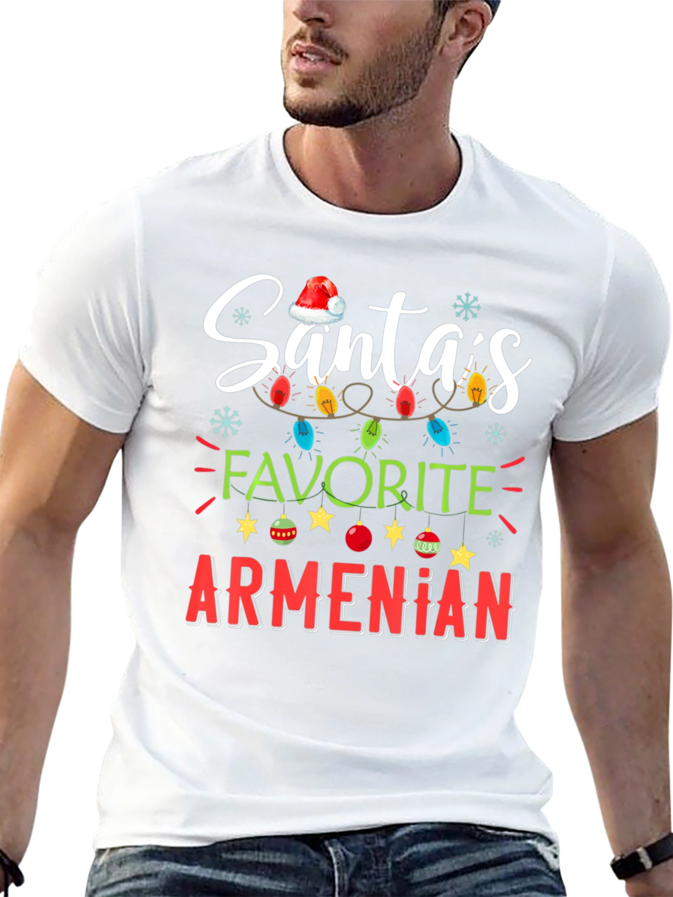 Santas Favorite Armenian Christmas T-Shirt
