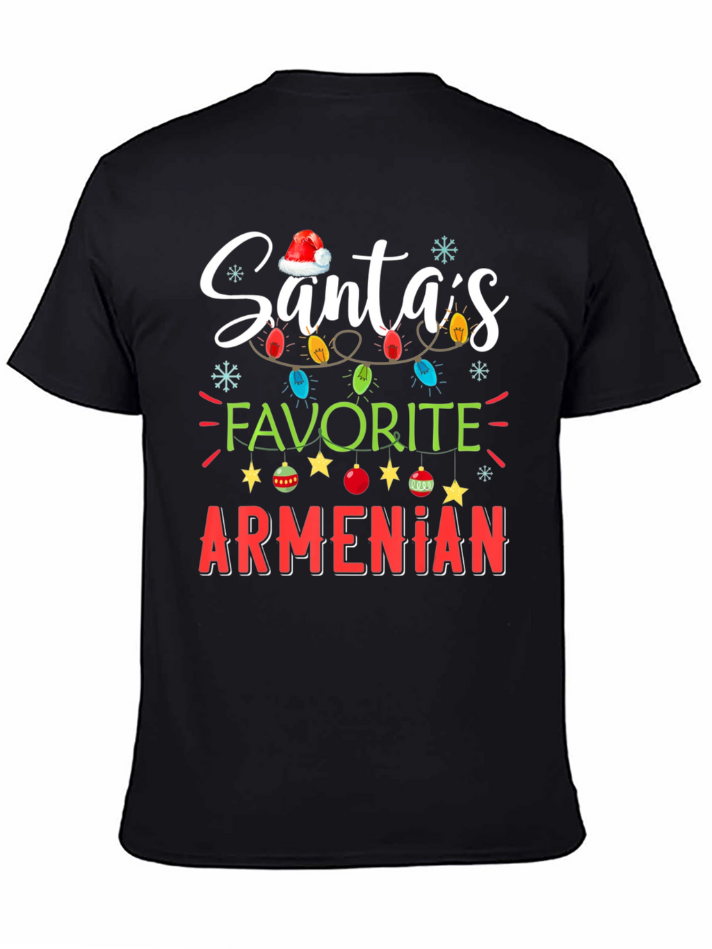 Santas Favorite Armenian Christmas T-Shirt