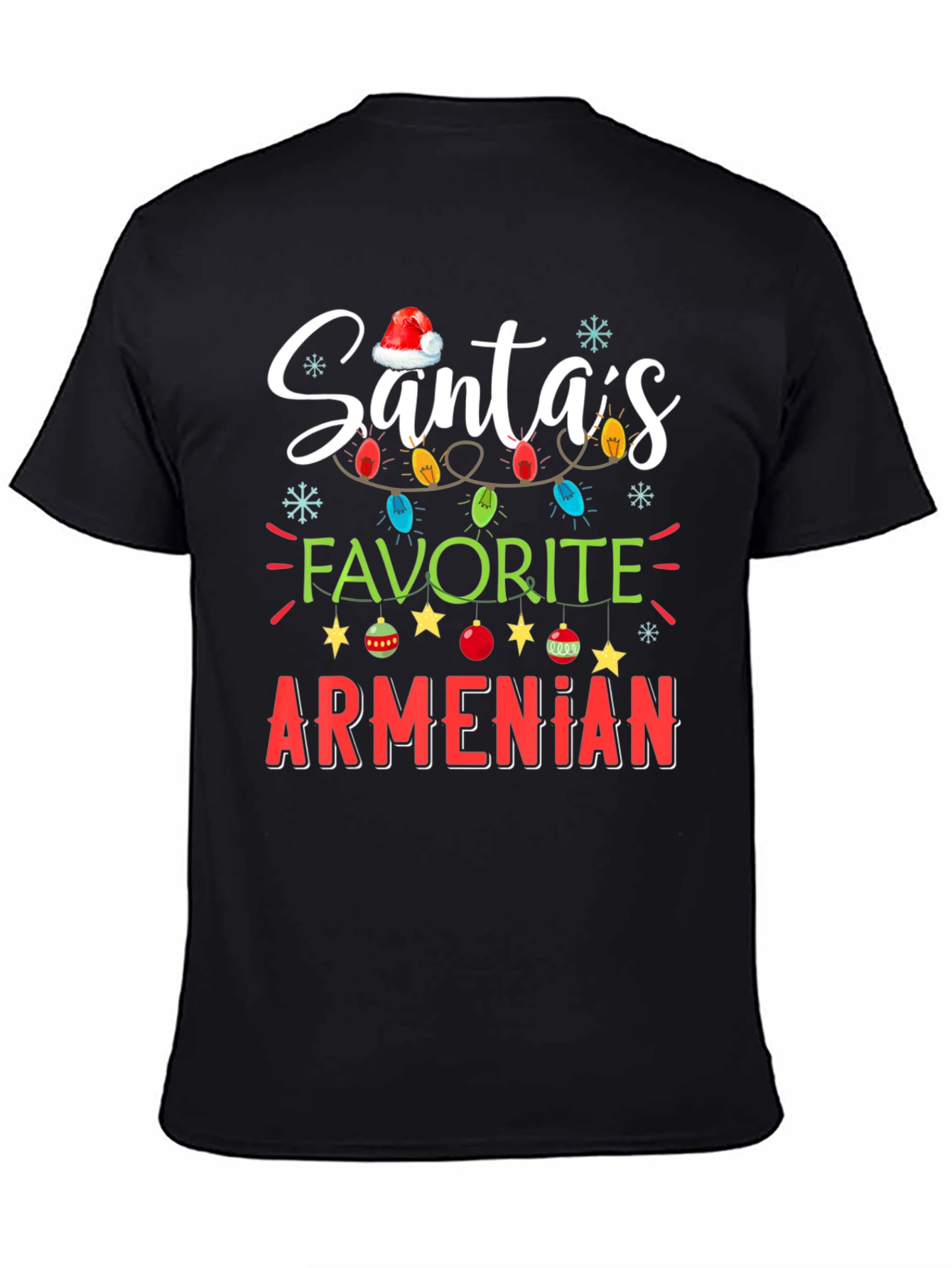Santas Favorite Armenian Christmas T-Shirt