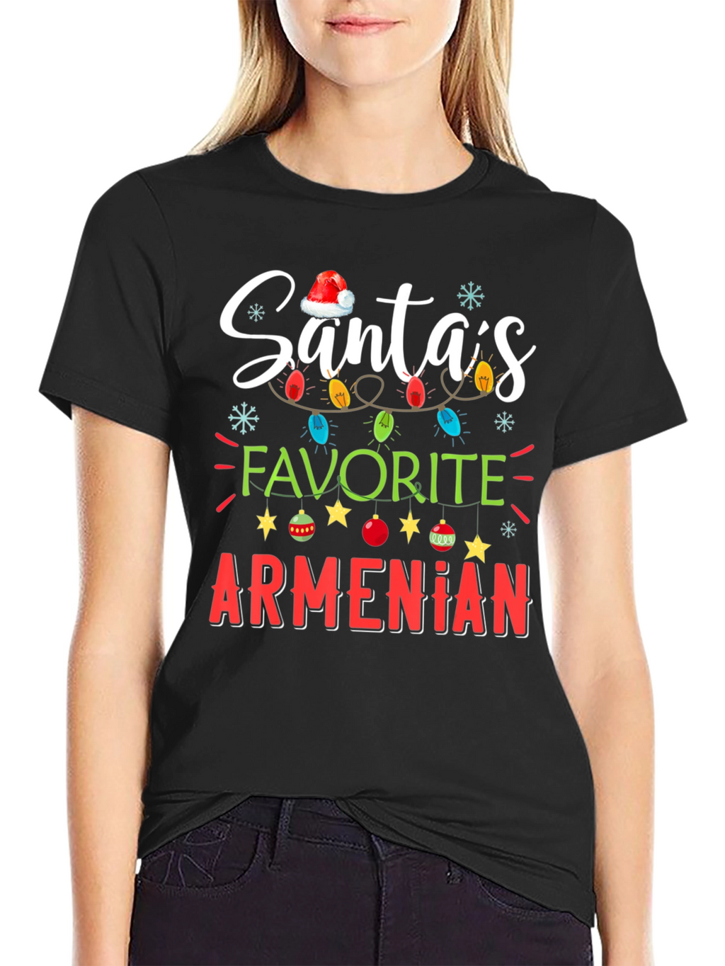 Santas Favorite Armenian Christmas T-Shirt