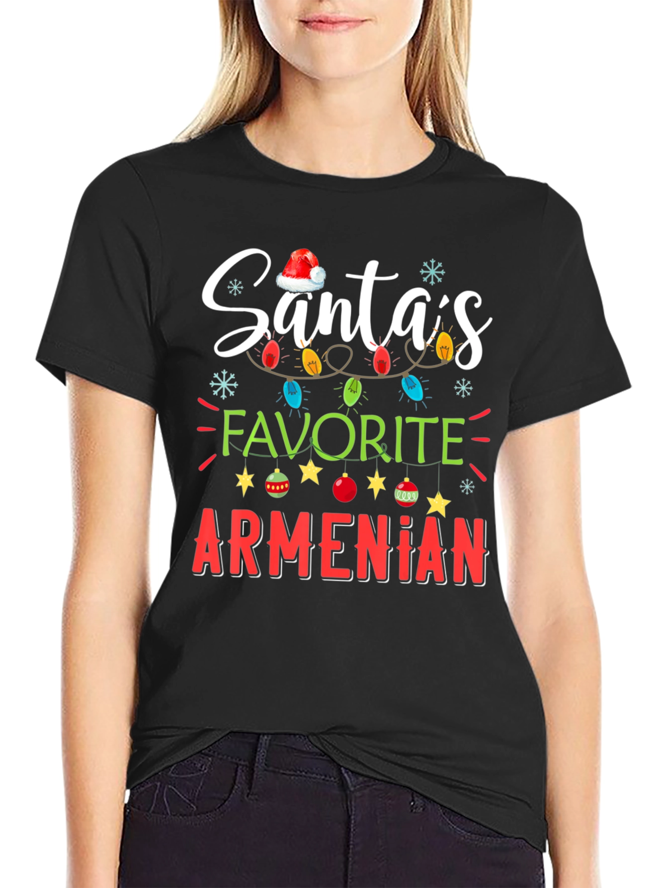 Santas Favorite Armenian Christmas T-Shirt