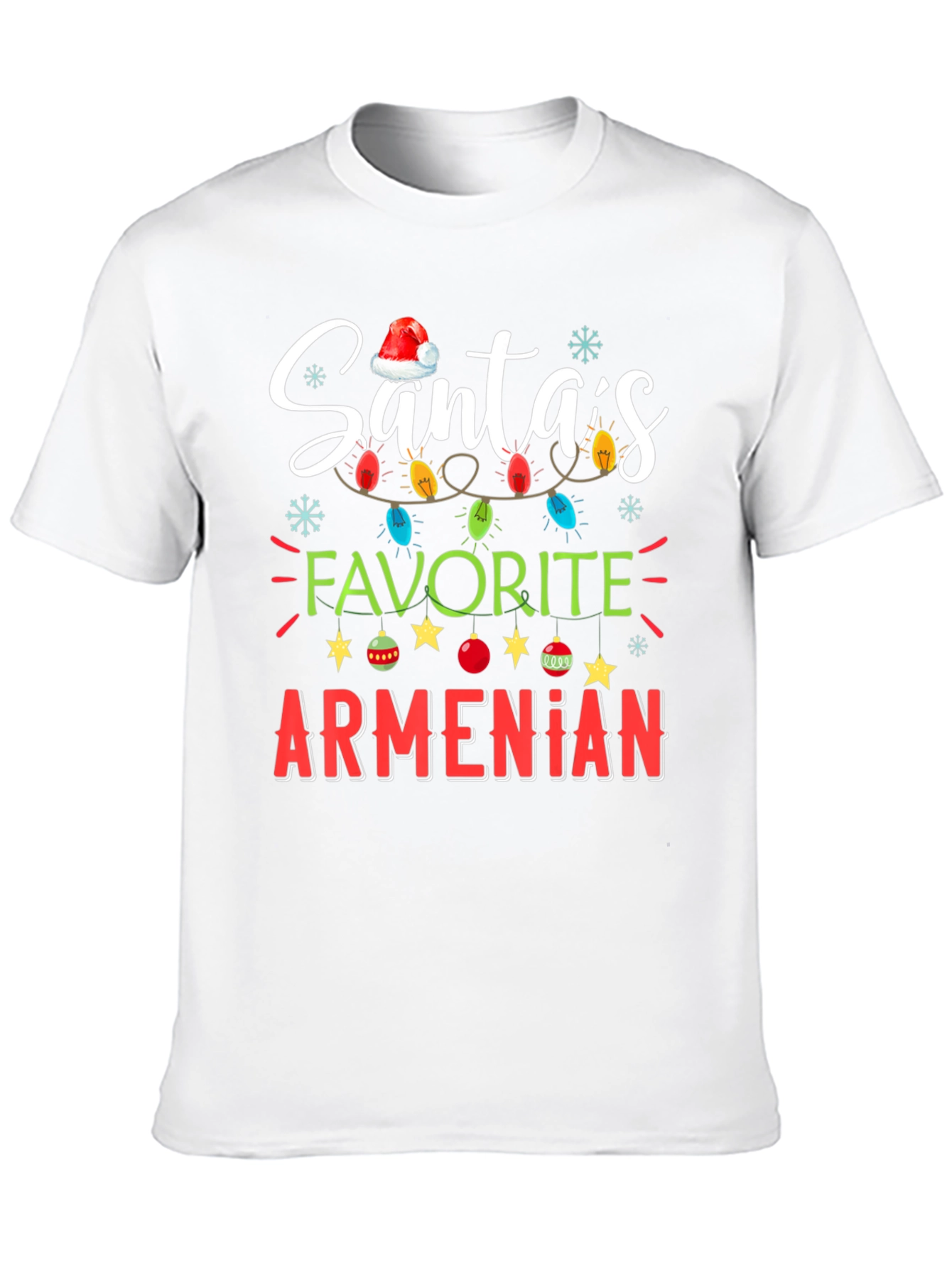 Santas Favorite Armenian Christmas T-Shirt