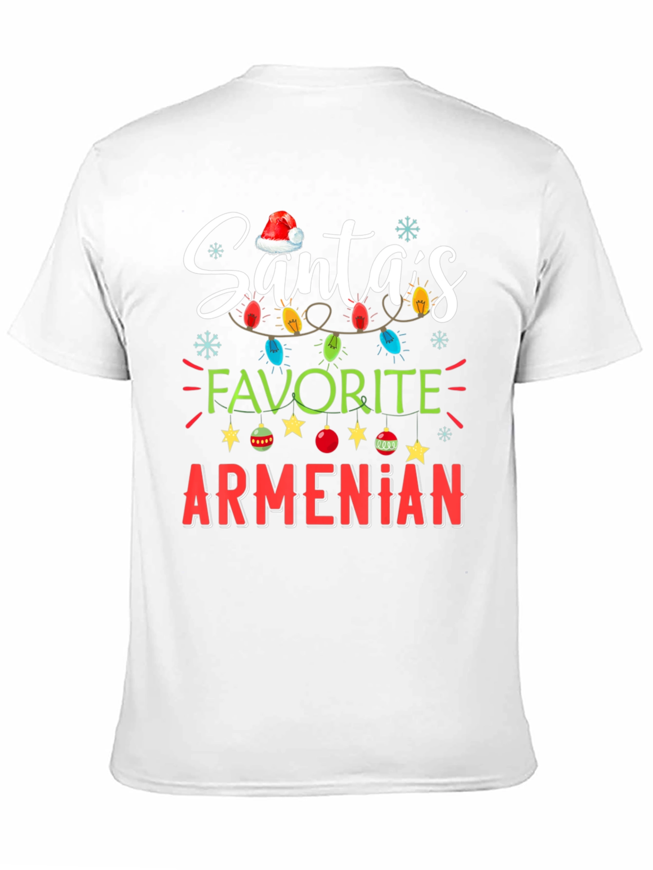 Santas Favorite Armenian Christmas T-Shirt