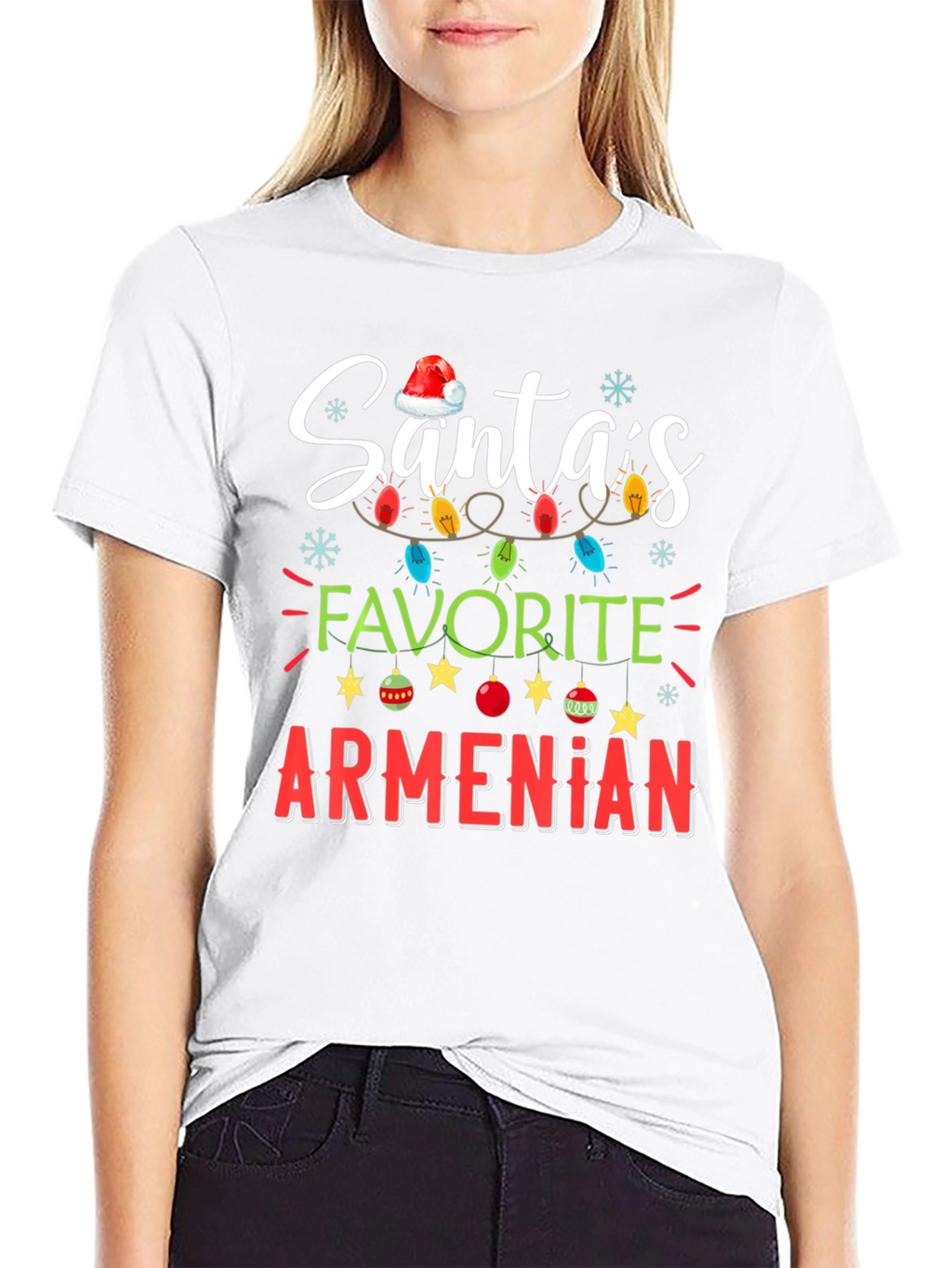Santas Favorite Armenian Christmas T-Shirt