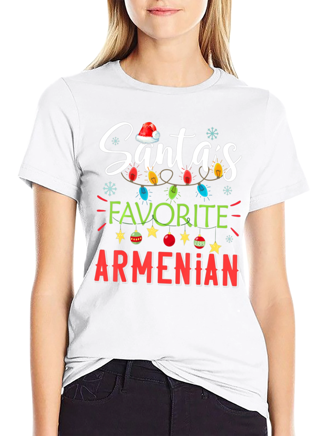 Santas Favorite Armenian Christmas T-Shirt
