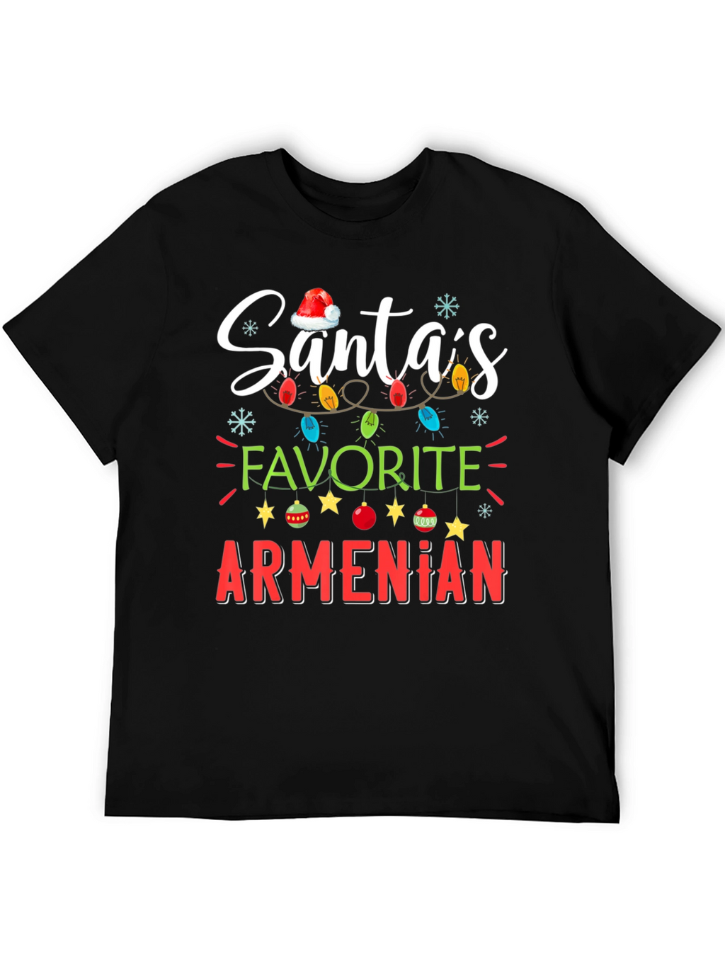 Santas Favorite Armenian Christmas T-Shirt