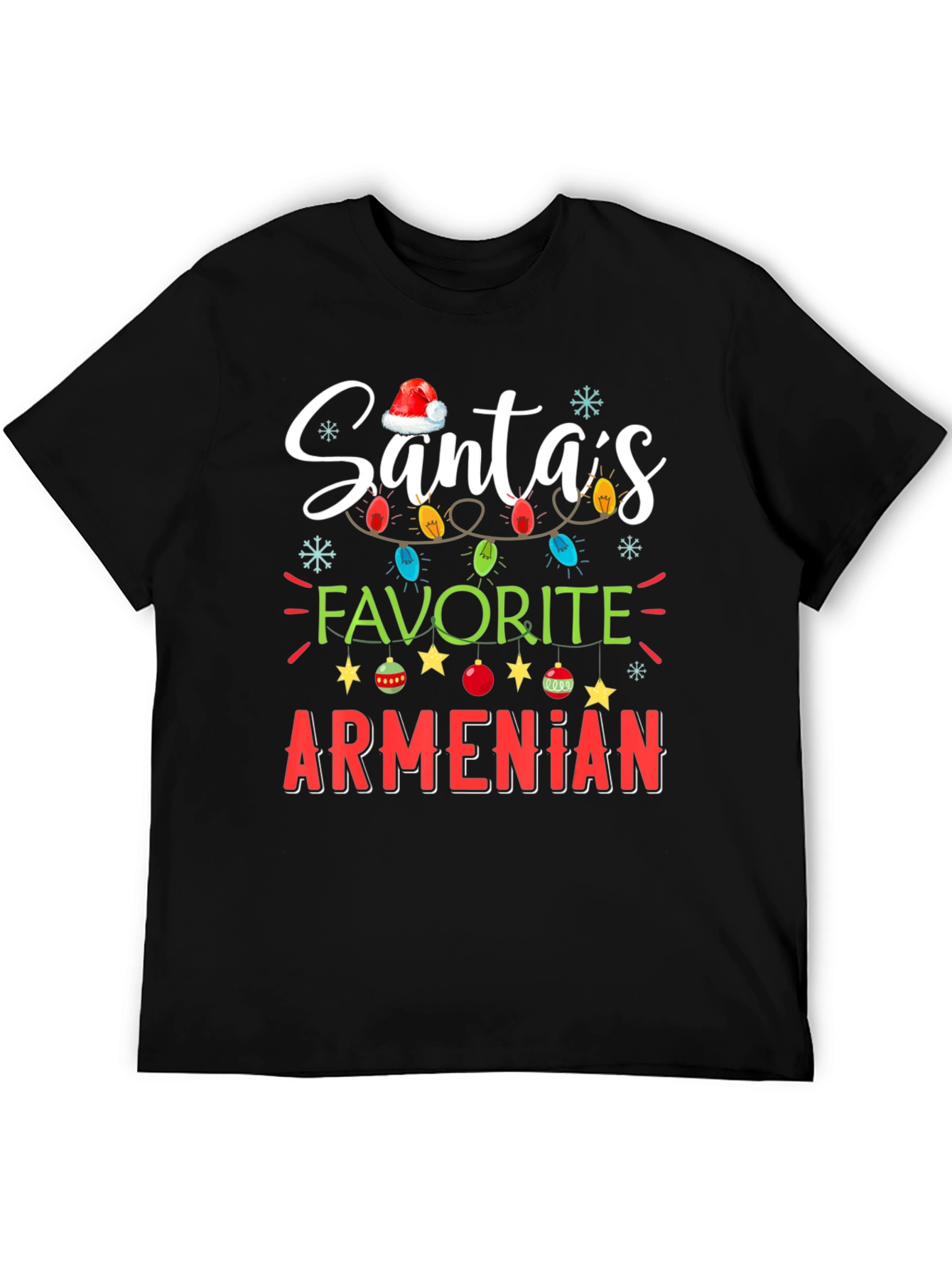 Santas Favorite Armenian Christmas T-Shirt