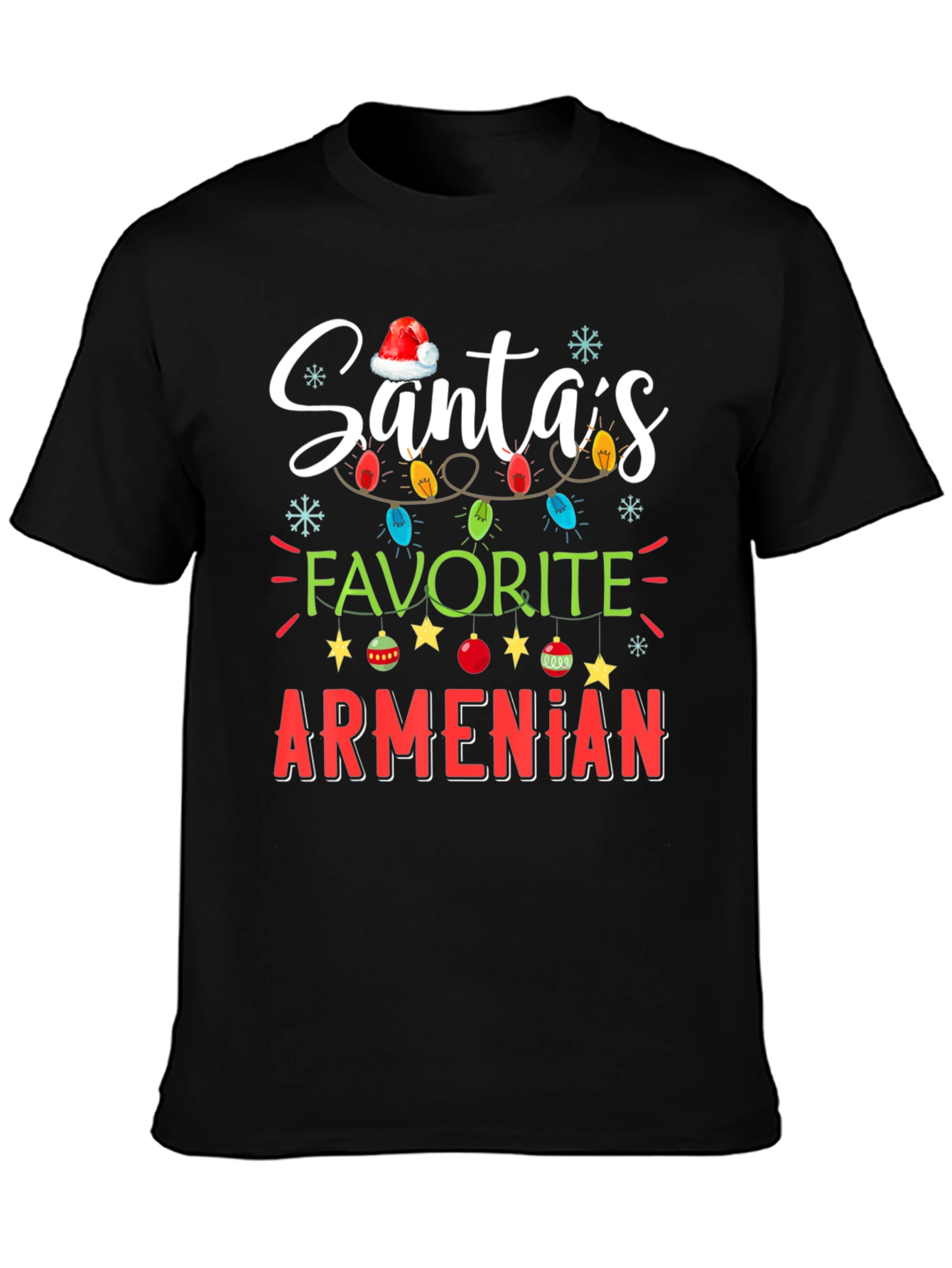 Santas Favorite Armenian Christmas T-Shirt
