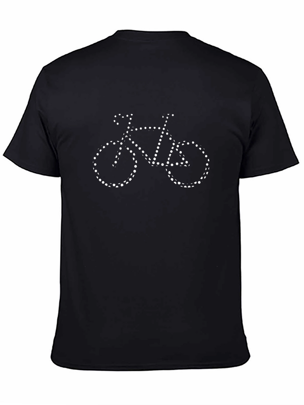 Bicycle Dot Art T-Shirt - Cool Graphic Tee
