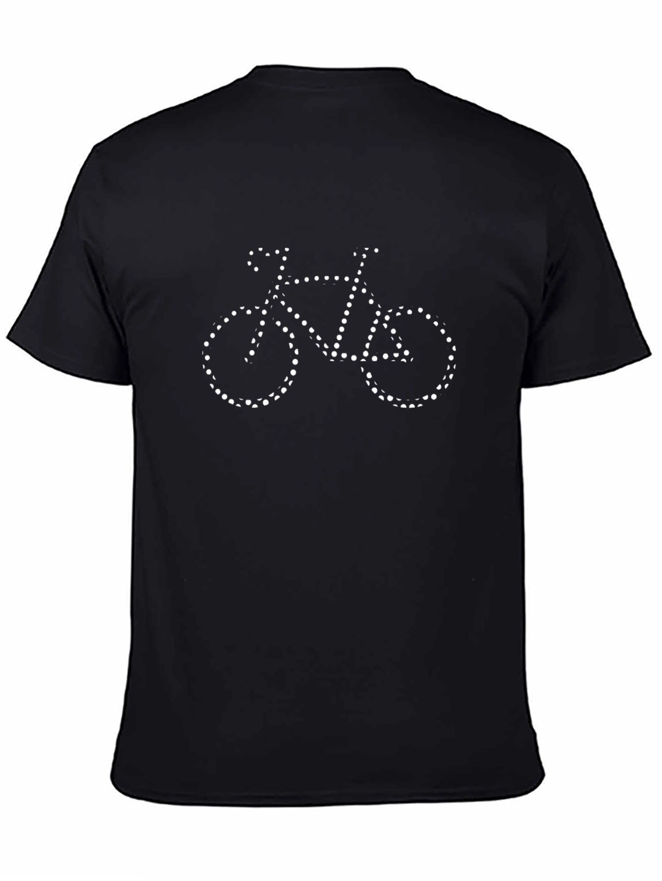Bicycle Dot Art T-Shirt - Cool Graphic Tee