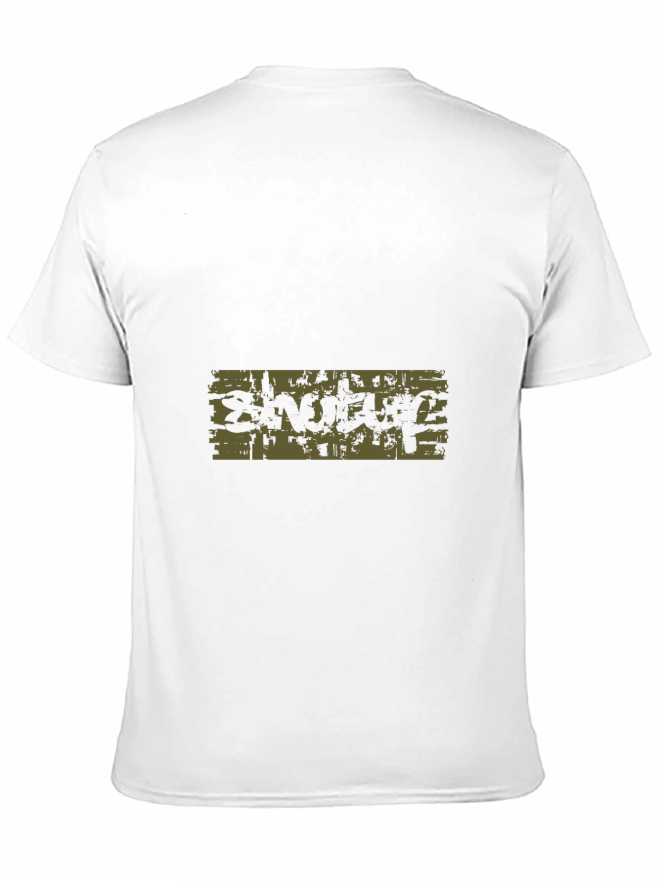 Graphic Print Black Tee