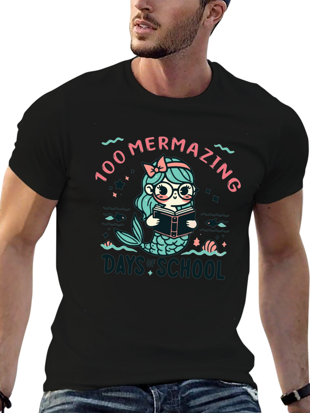 100 Mermazing Days of School T-Shirt