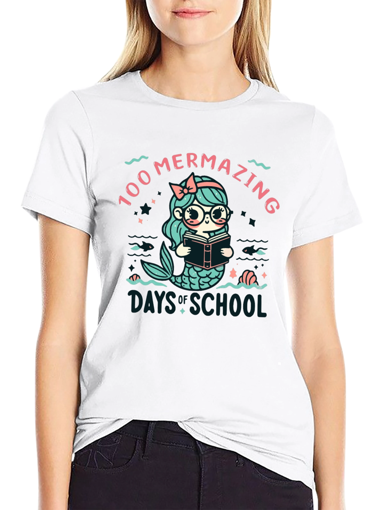 100 Mermazing Days of School T-Shirt