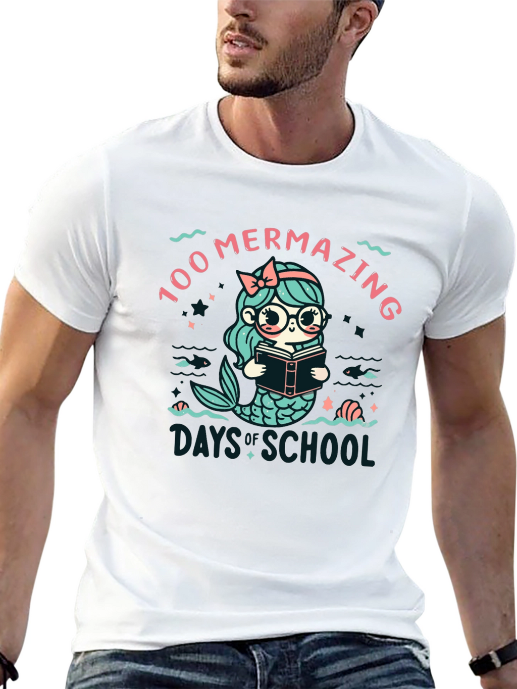 100 Mermazing Days of School T-Shirt