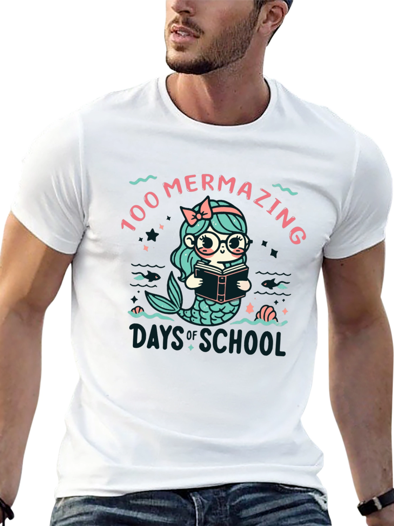 100 Mermazing Days of School T-Shirt