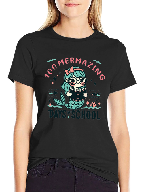 100 Mermazing Days of School T-Shirt